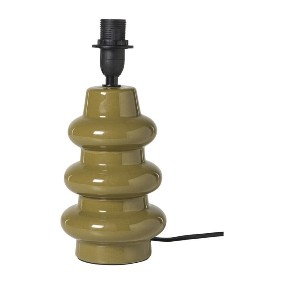 Lampvoet lagen - groen - ø11.2x18 cm afbeelding 