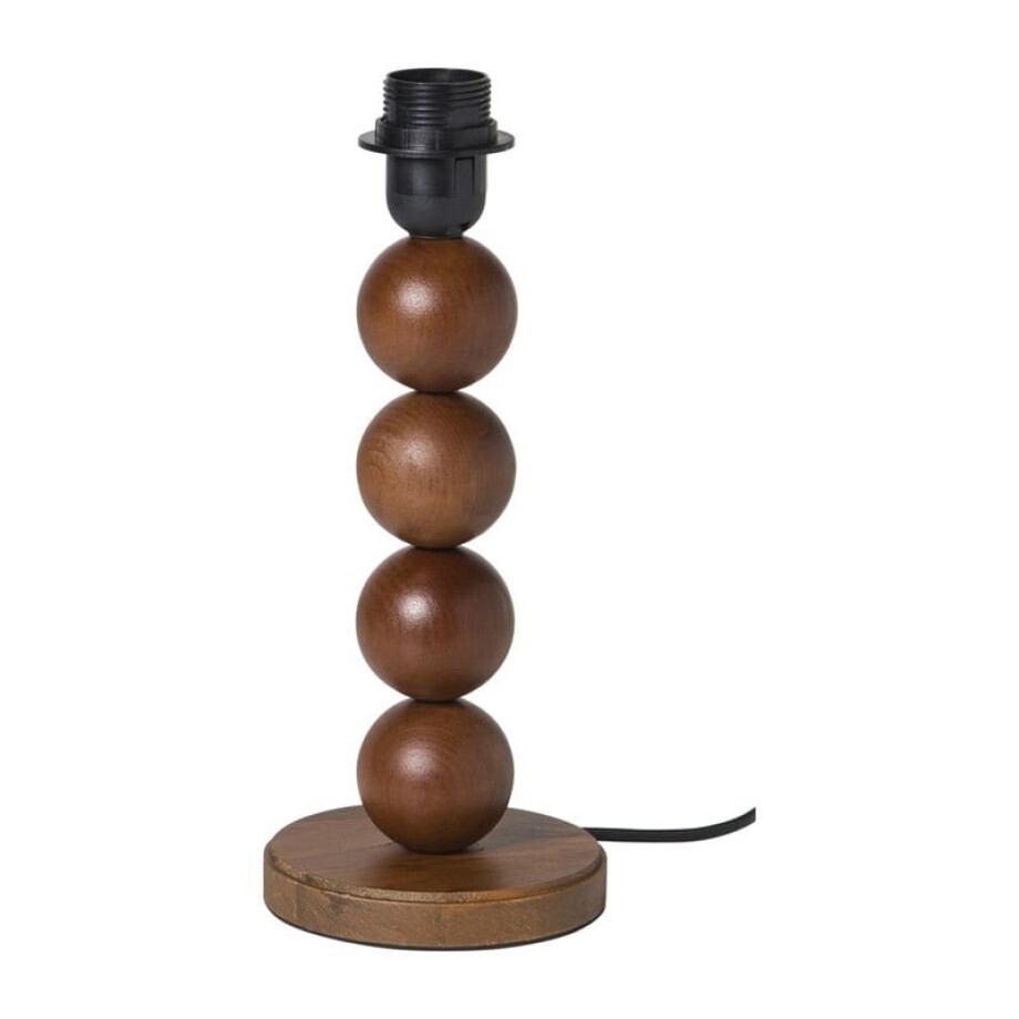 Lampvoet bollen - bruin - ø13x31.5 cm afbeelding 