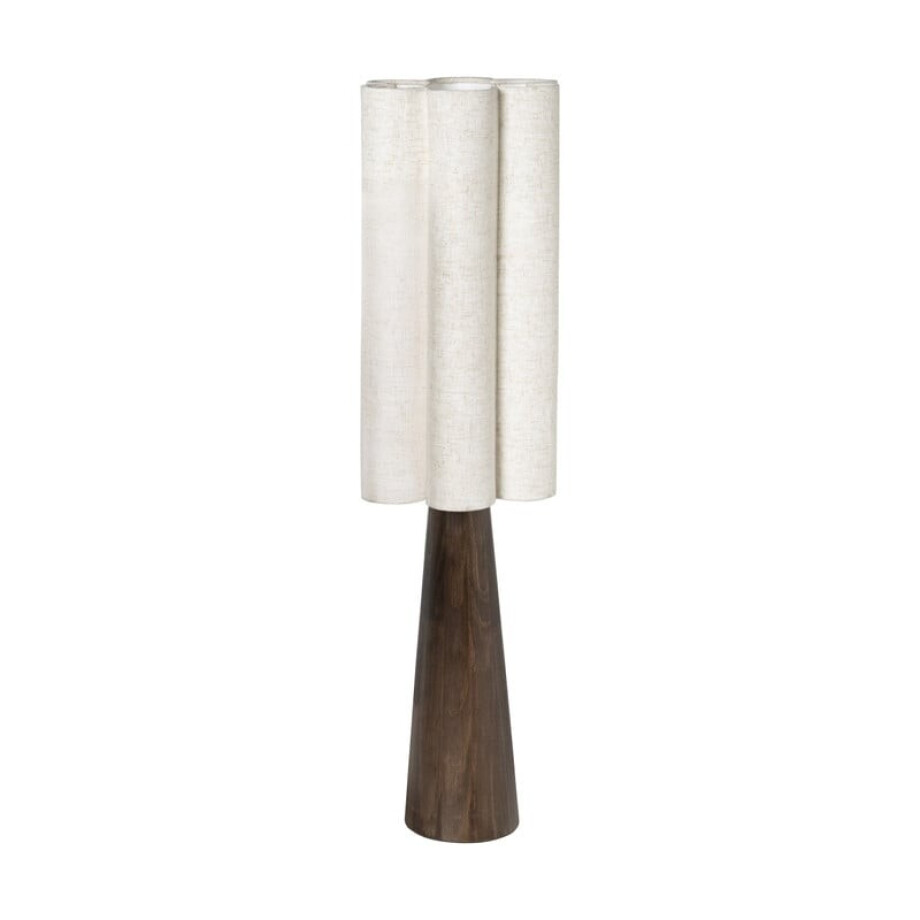 Lampvoet met kap - bruin - ø20.5x74.5 cm afbeelding 