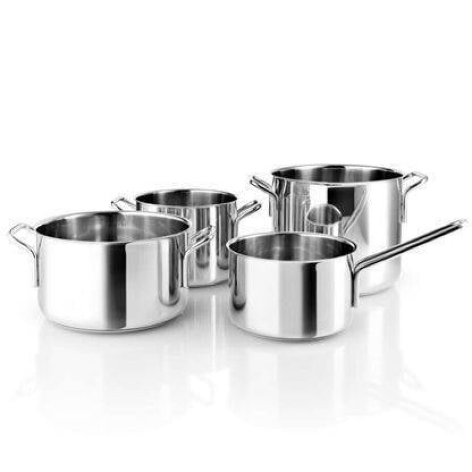 Eva Solo Kookpannenset RVS - 4 delige set Eva Solo Kookpannenset RVS - 4 delige set afbeelding