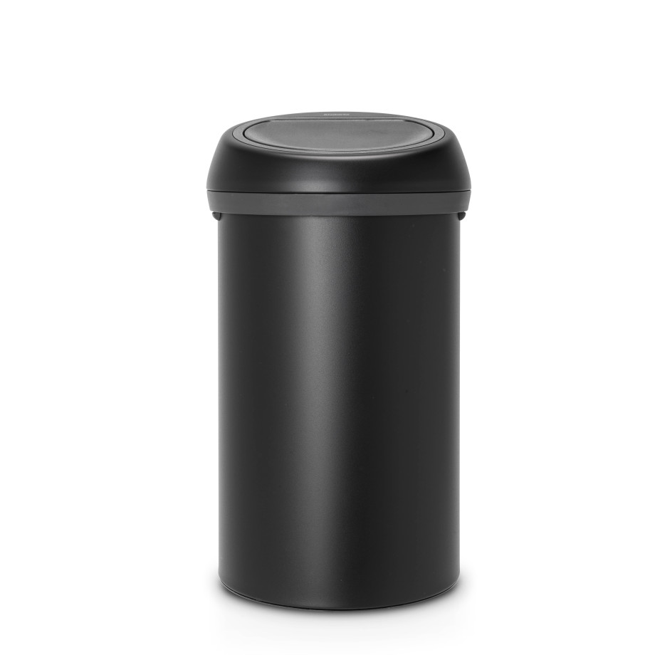 Brabantia Touch Bin prullenbak - 60 liter - Moonlight Black afbeelding 