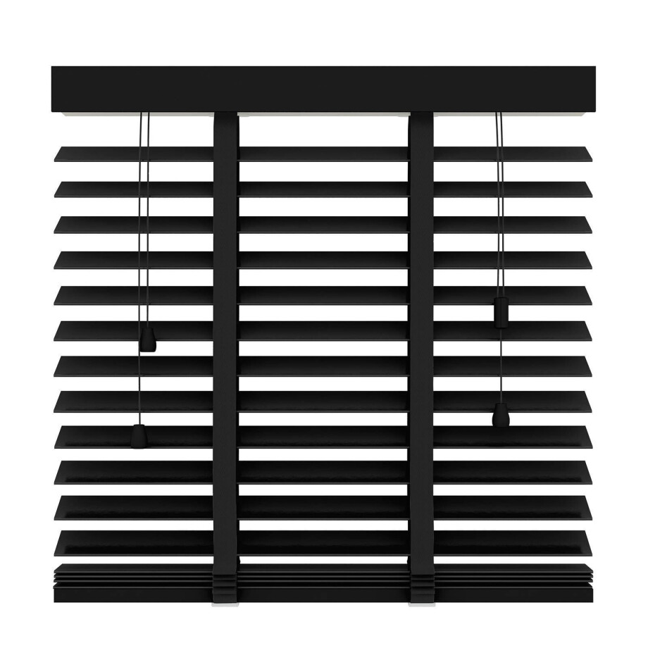 Decosol jaloezie kant en klaar houten jaloezie (120 x 180 cm)* afbeelding 