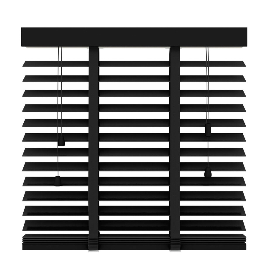 Decosol jaloezie kant en klaar houten jaloezie (120 x 180 cm)* afbeelding 