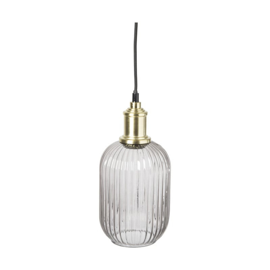 Hanglamp glas - Ø14,5x20 cm afbeelding 1
