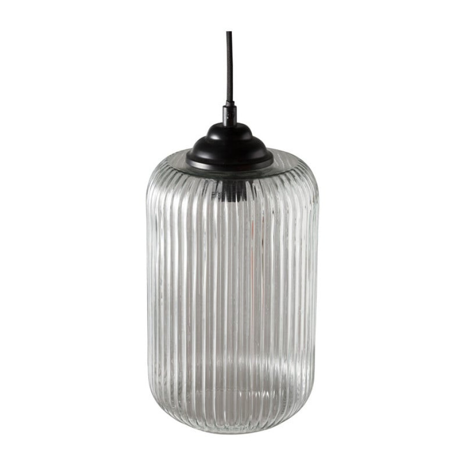 Hanglamp glas - Ø16x25 cm afbeelding 1