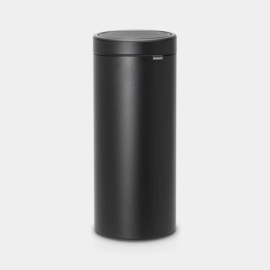 Brabantia Touch Bin Prullenbak - 30 liter - Moonlight Black afbeelding 