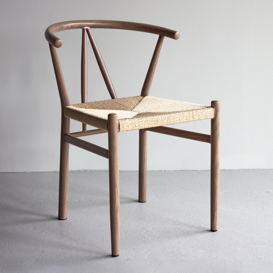 Nohr Eetkamerstoel 'Atalie' Rattan, kleur Bruin afbeelding 1