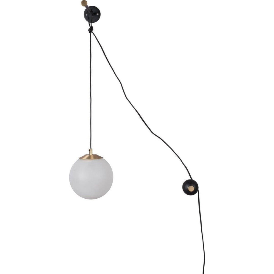 Dutchbone Bulan Wandlamp - Wit Dutchbone Bulan Wandlamp - Wit afbeelding
