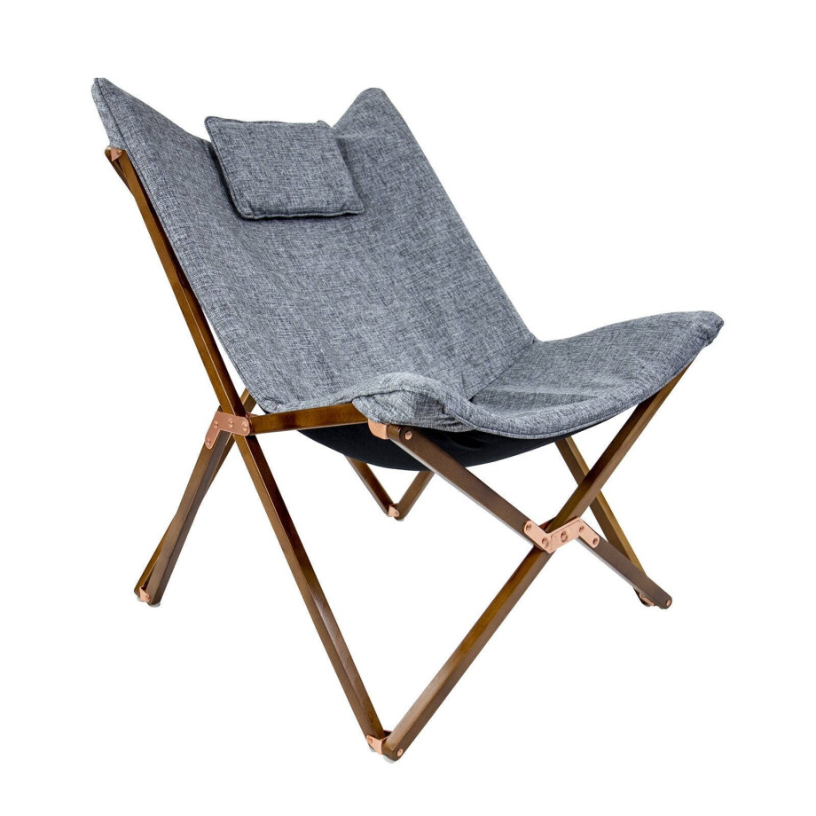 Bo-Camp relaxstoel BC UO Relaxstoel Bloomsbury M grijs Bo-Camp relaxstoel BC UO Relaxstoel Bloomsbury M grijs afbeelding