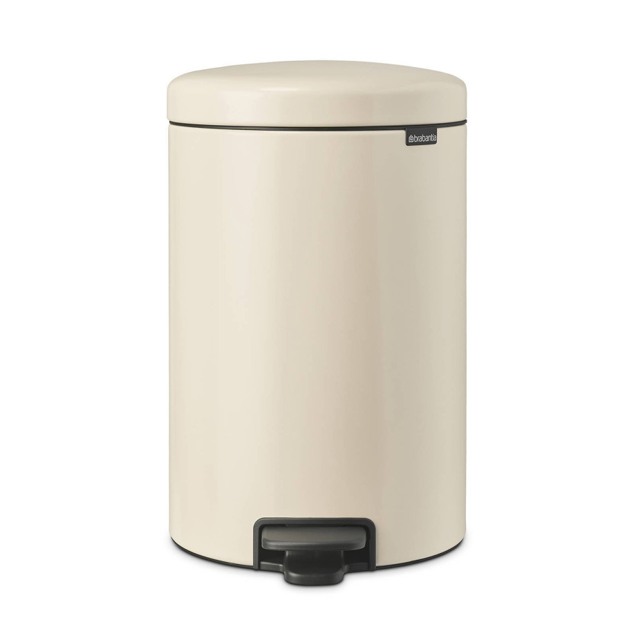 Brabantia NewIcon Prullenbak - 20 l - Soft Beige afbeelding 