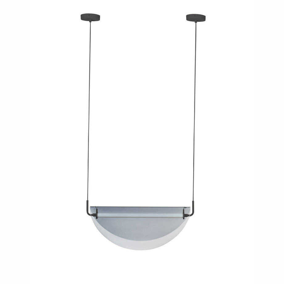 Zuiver Zuiver Rani Hanglamp Getint Glas - Zwart afbeelding 