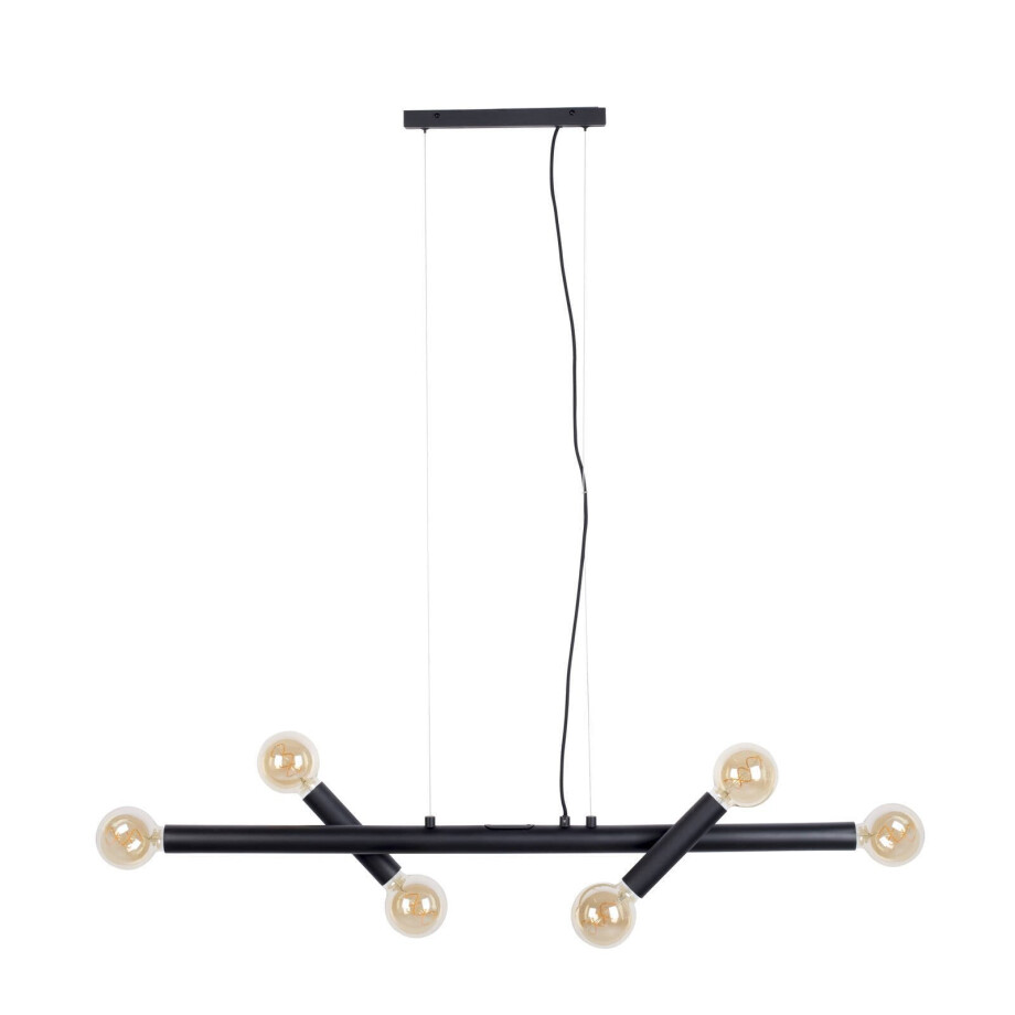 Zuiver Zuiver Hawk Hanglamp Breed - Zwart Zuiver Zuiver Hawk Hanglamp Breed - Zwart afbeelding