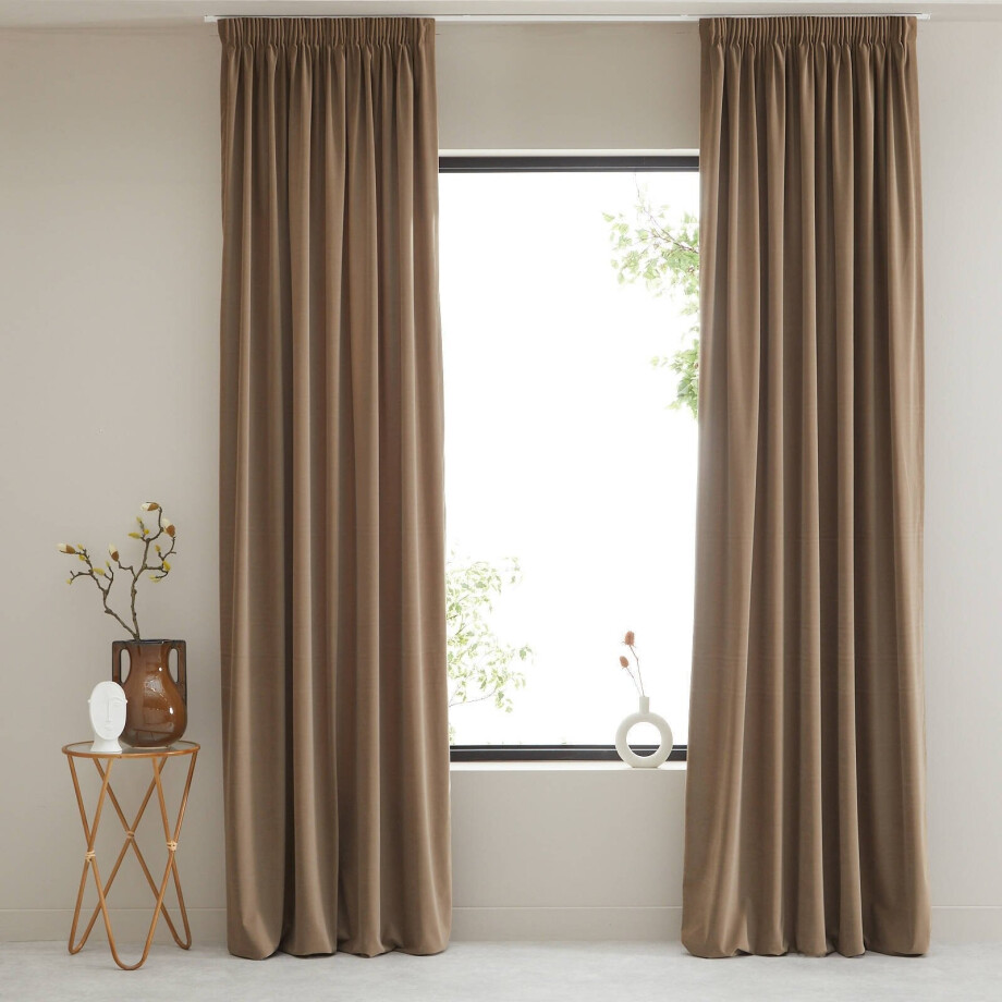 NOUS Living lichtdoorlatend gordijn kant en klaar Frosty (per stuk) (150 x 280 cm)* afbeelding 