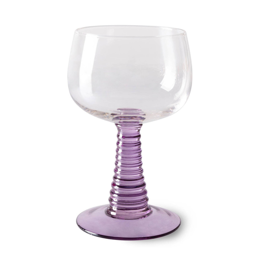 HKliving wijnglas Swirl (275 ml) (Ø8,5 cm) afbeelding 