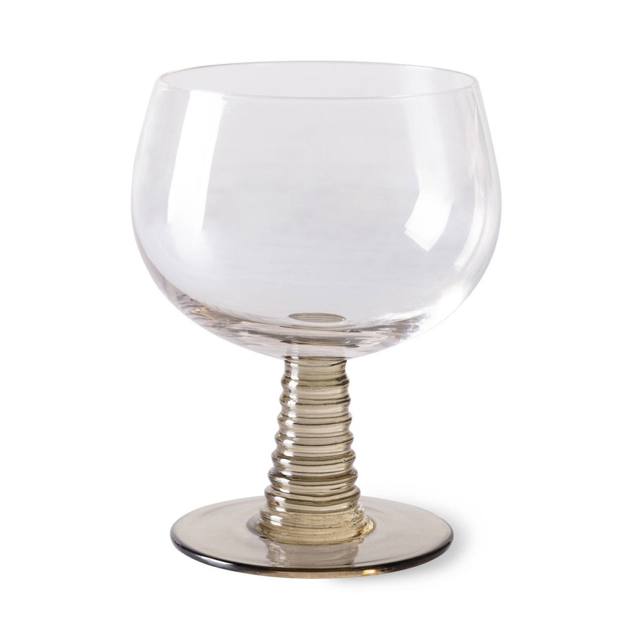 HKliving wijnglas Swirl (350 ml) (Ø10 cm) afbeelding 
