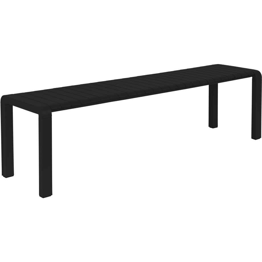 Zuiver Tuinbank 'Vondel' 175cm, kleur Zwart Zuiver Tuinbank 'Vondel' 175cm, kleur Zwart afbeelding 1