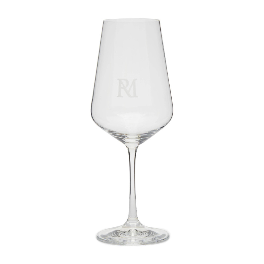 Riviera Maison wijnglas wit Monogram afbeelding 