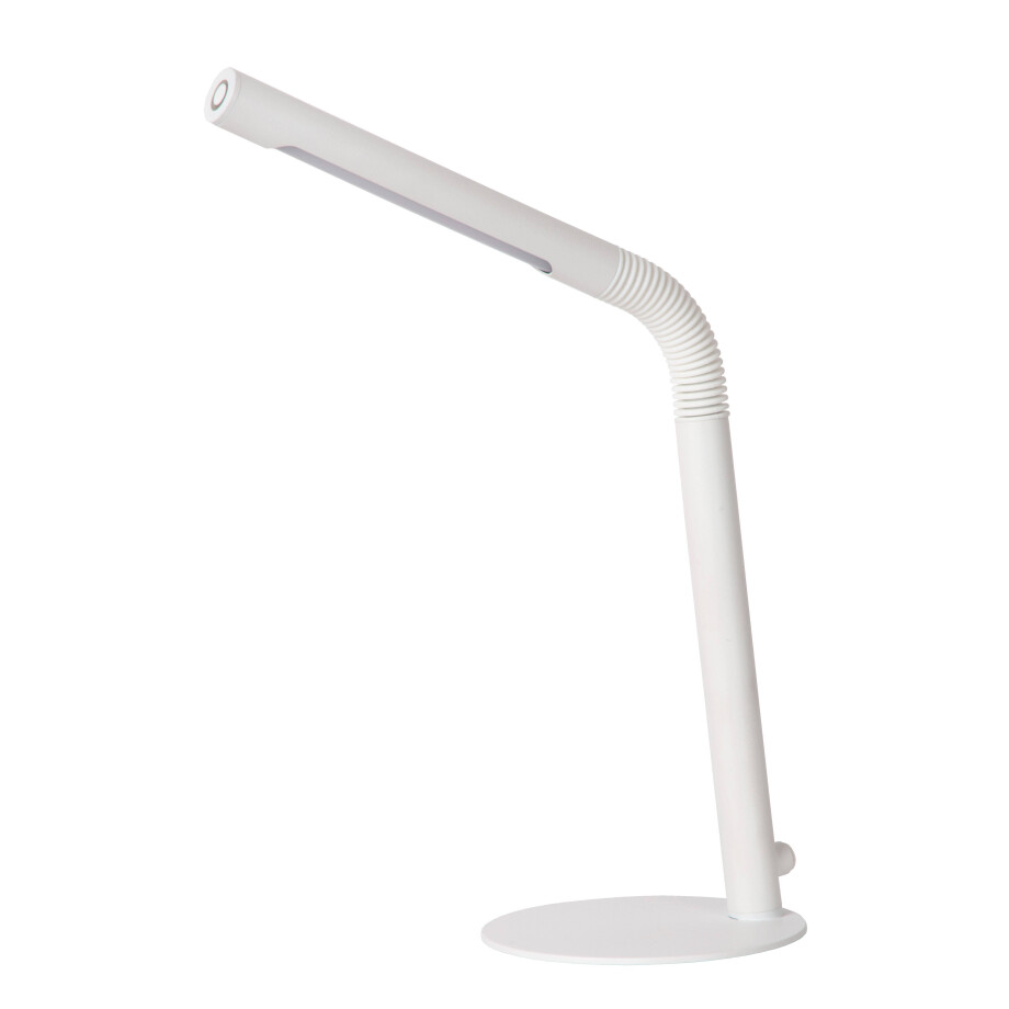 Lucide Lucide GILLY - Oplaadbare Bureaulamp - Accu/Batterij - LED Dimb. - 1x3W 2700K - Wit Lucide Lucide GILLY - Oplaadbare Bureaulamp - Accu/Batterij - LED Dimb. - 1x3W 2700K - Wit afbeelding