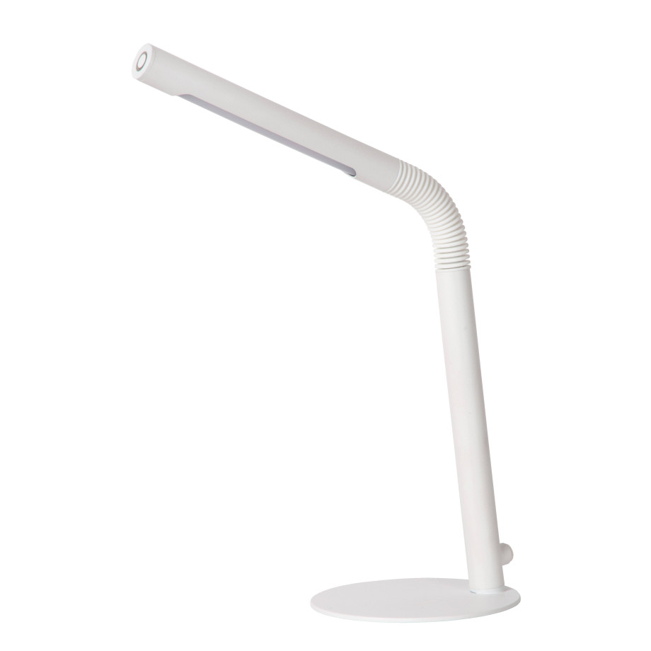 Lucide Lucide GILLY - Oplaadbare Bureaulamp - Accu/Batterij - LED Dimb. - 1x3W 2700K - Wit afbeelding 