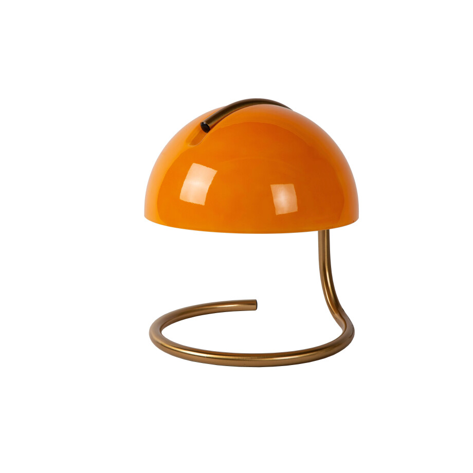 Lucide Lucide CATO - Tafellamp - Ø 23,5 cm - 1xE27 - Oranje Lucide Lucide CATO - Tafellamp - Ø 23,5 cm - 1xE27 - Oranje afbeelding
