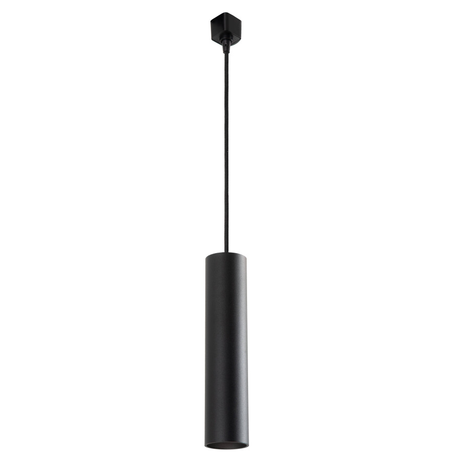 Lucide TRACK FLORIS Hanglamp - 1-fase Railsysteem / Railverlichting - 1xGU10 - Zwart (Uitbreiding) Lucide TRACK FLORIS Hanglamp - 1-fase Railsysteem / Railverlichting - 1xGU10 - Zwart (Uitbreiding) afbeelding