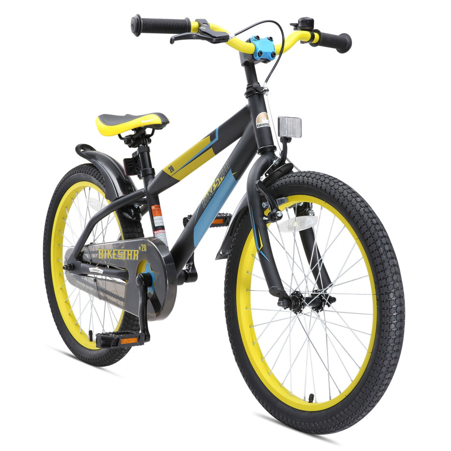 BikeStar Urban Jungle kinderfiets 20 inch zwart afbeelding 