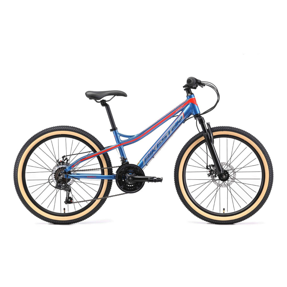 BikeStar MTB kinderfiets 24 inch blauw BikeStar MTB kinderfiets 24 inch blauw afbeelding