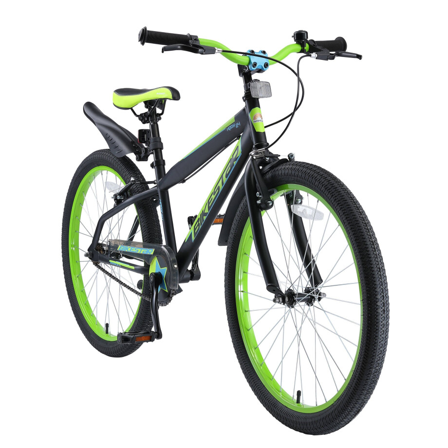 BikeStar Urban Jungle kinderfiets 24 inch zwart BikeStar Urban Jungle kinderfiets 24 inch zwart afbeelding