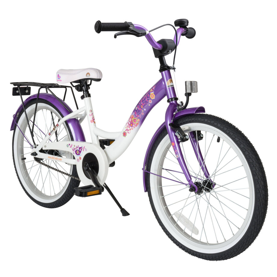 BikeStar Classic kinderfiets 20 inch lila BikeStar Classic kinderfiets 20 inch lila afbeelding