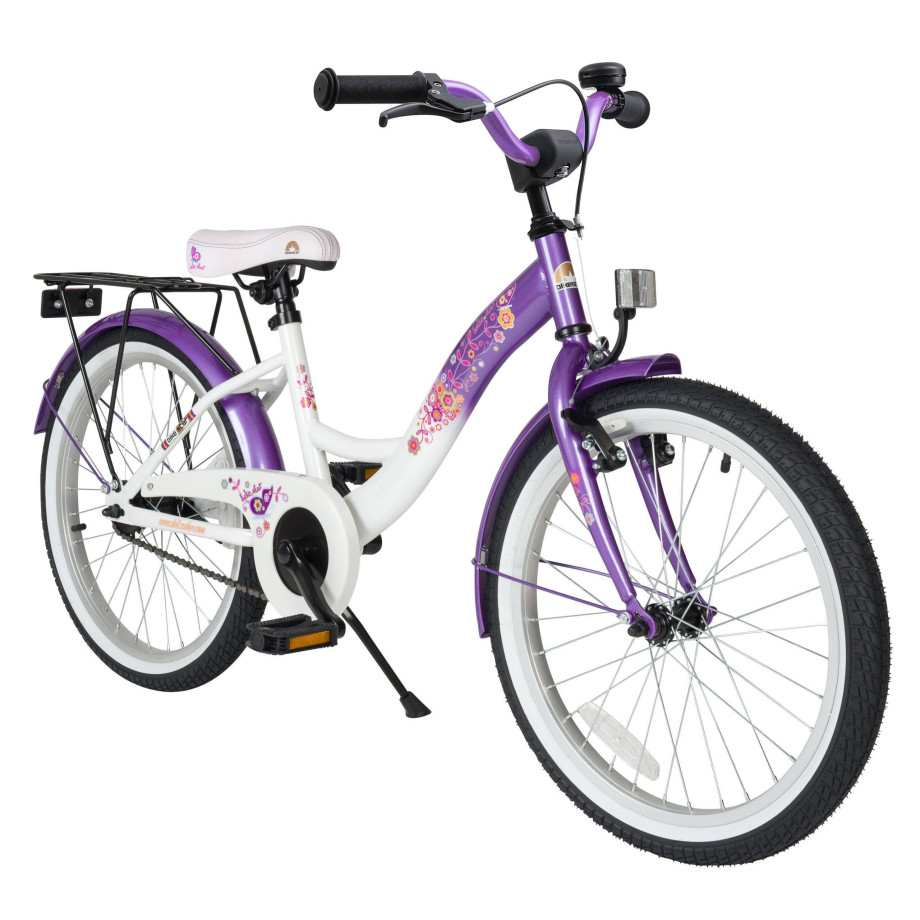 BikeStar Classic kinderfiets 20 inch lila afbeelding 