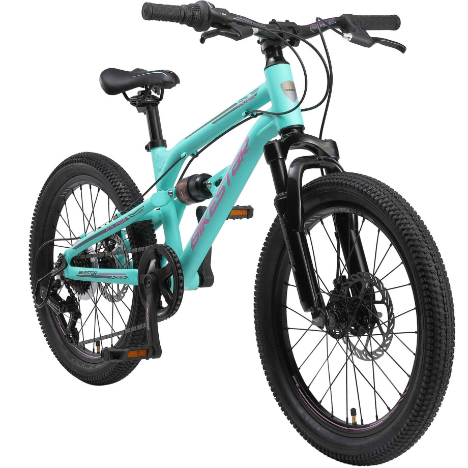 BikeStar MTB kinderfiets 20 inch mint afbeelding 