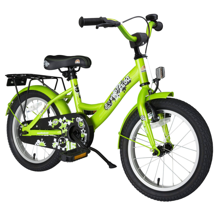 BikeStar Classic kinderfiets 16 inch groen afbeelding 