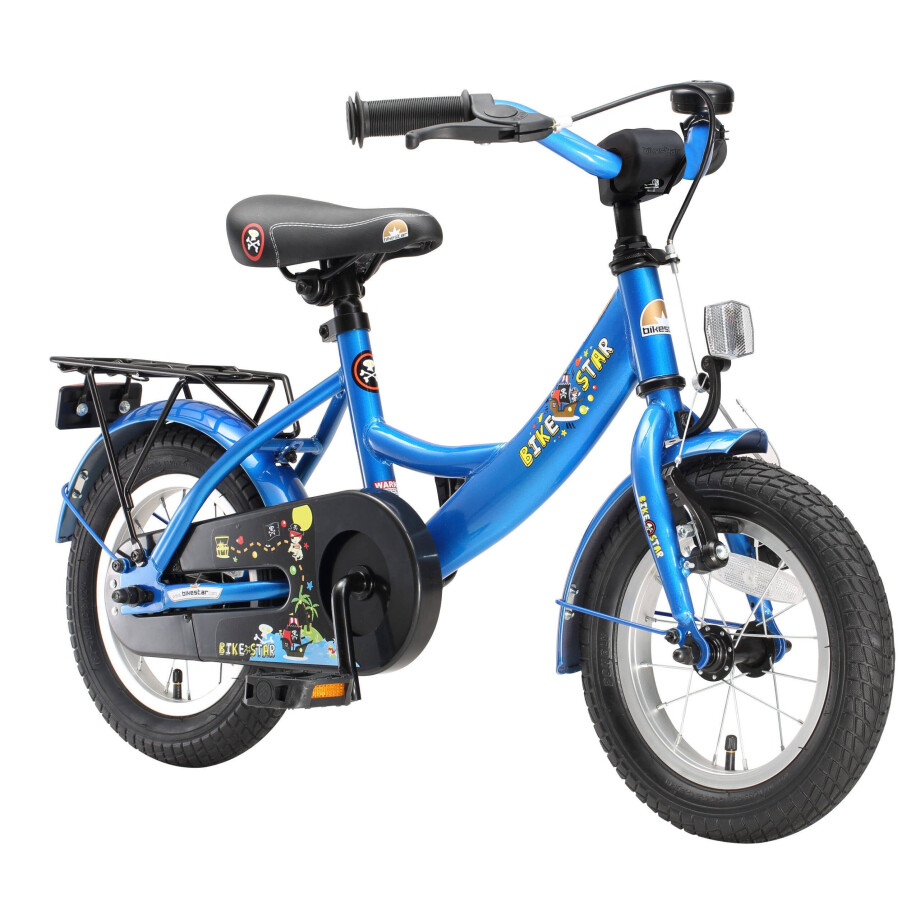 BikeStar Classic kinderfiets 12 inch blauw BikeStar Classic kinderfiets 12 inch blauw afbeelding