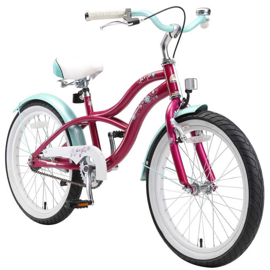 BikeStar Cruiser kinderfiets 20 inch lila afbeelding 