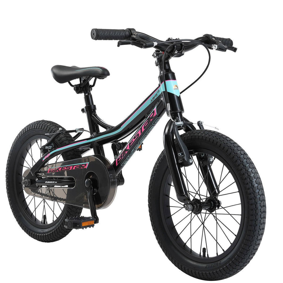 BikeStar Mountainbike kinderfiets 16 inch zwart afbeelding 