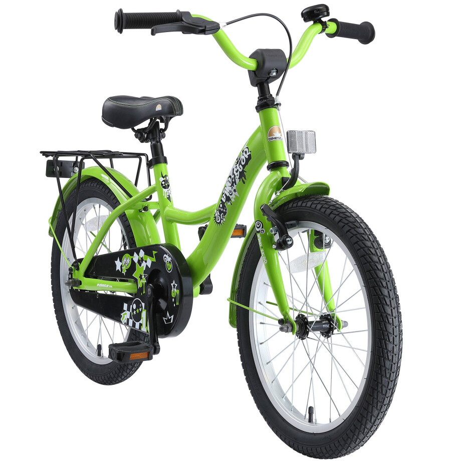 BikeStar Classic kinderfiets 18 inch groen BikeStar Classic kinderfiets 18 inch groen afbeelding
