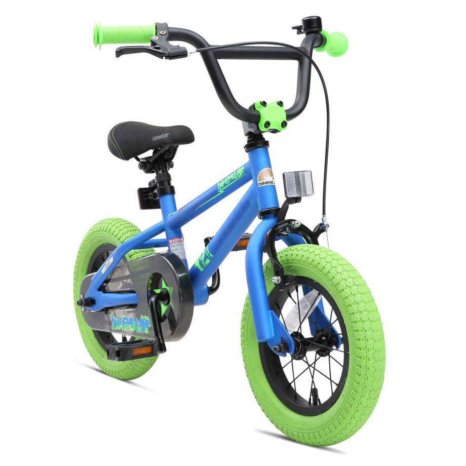 BikeStar BMX kinderfiets 12 inch blauw afbeelding 