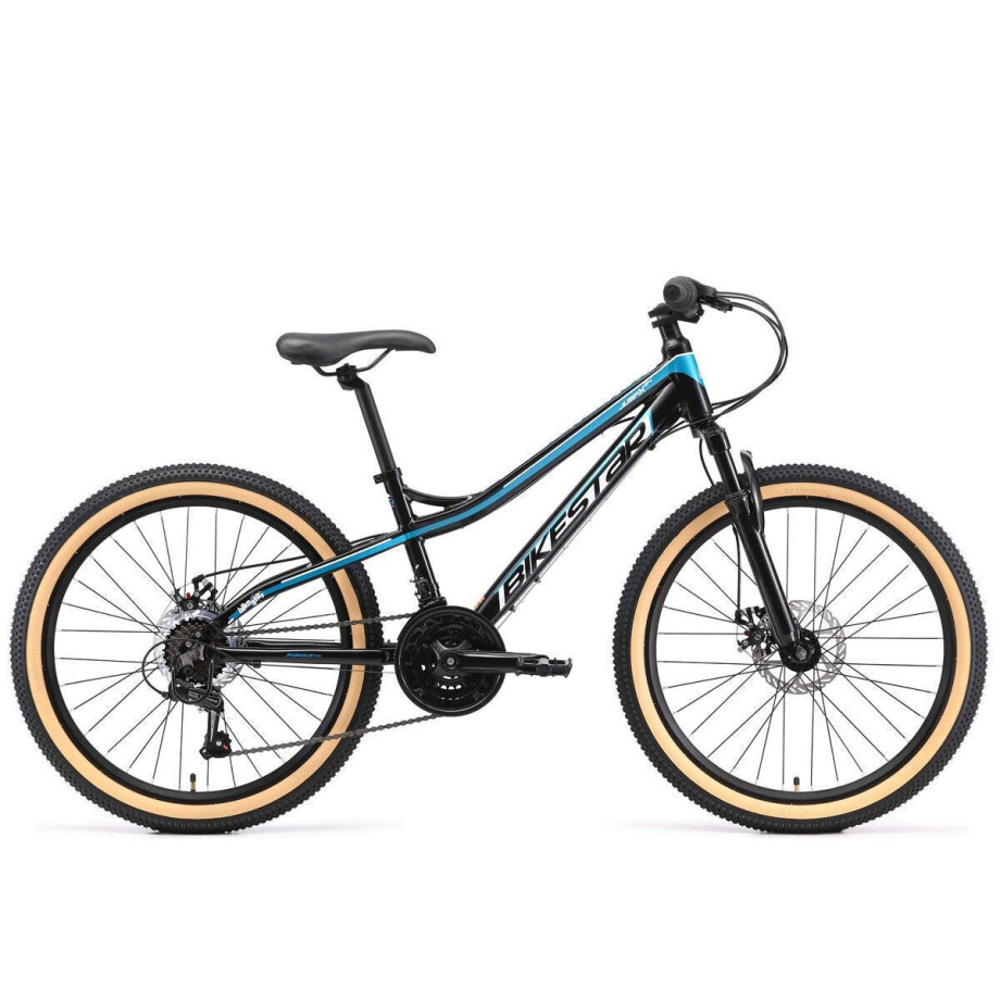 BikeStar MTB kinderfiets 24 inch zwart afbeelding 