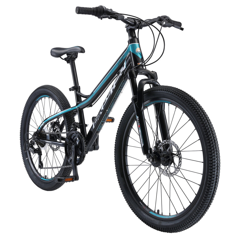 BikeStar MTB kinderfiets 24 inch zwart afbeelding 