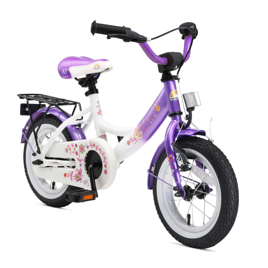 BikeStar Classic kinderfiets 12 inch lila afbeelding 