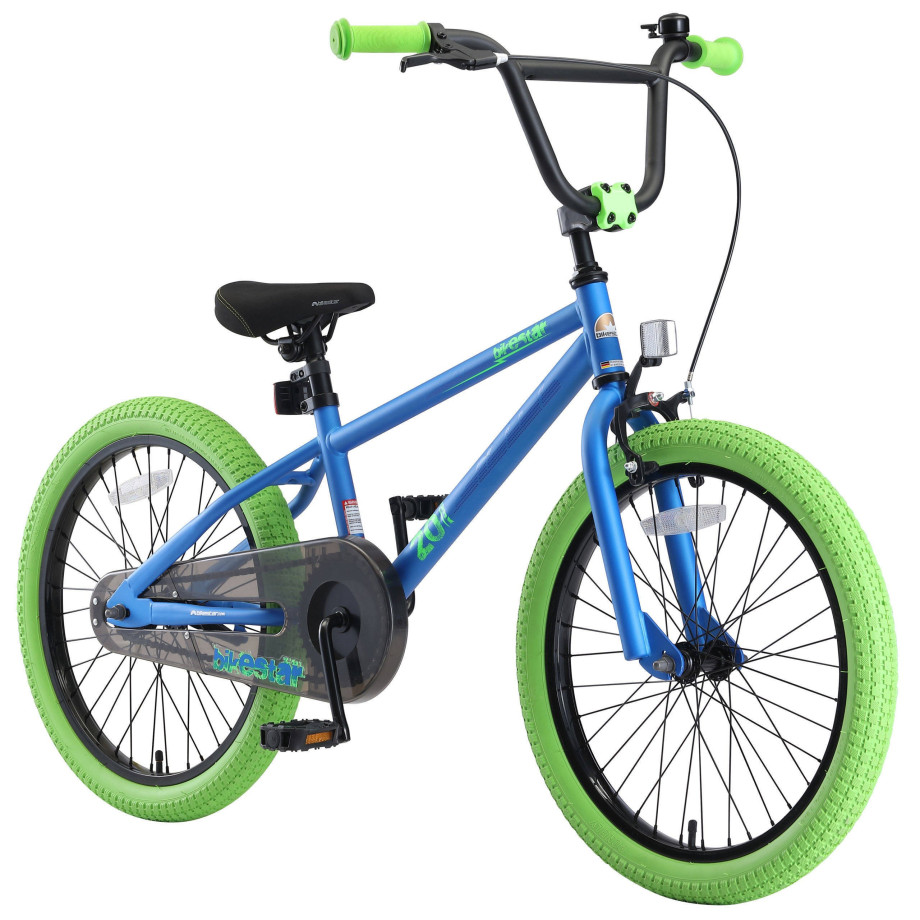 BikeStar BMX kinderfiets 20 inch blauw afbeelding 