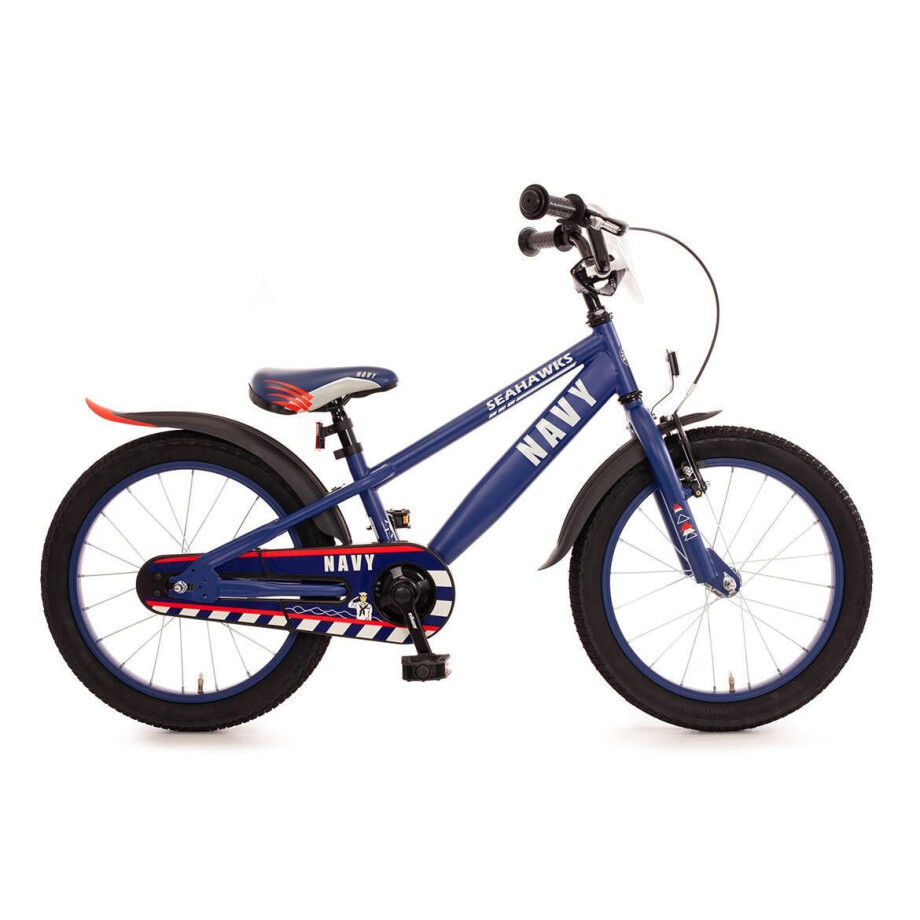 Bachtenkirch Navy kinderfiets 18 inch donkerblauw Bachtenkirch Navy kinderfiets 18 inch donkerblauw afbeelding