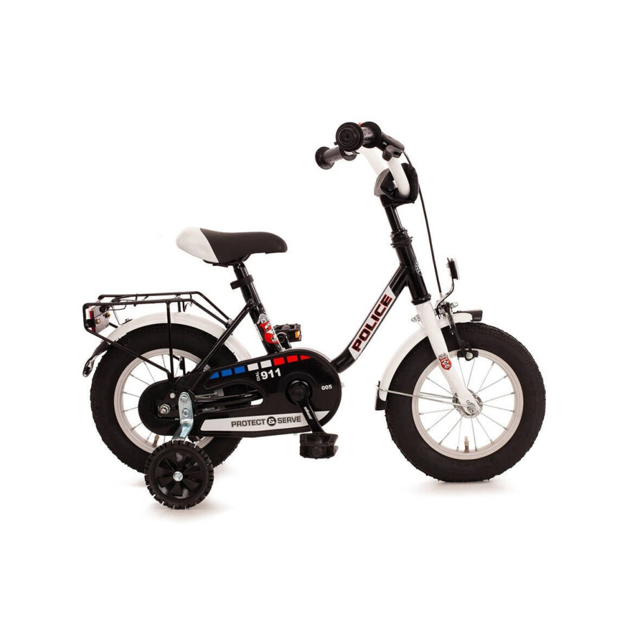 Bachtenkirch Police kinderfiets 12 inch zwart Bachtenkirch Police kinderfiets 12 inch zwart afbeelding