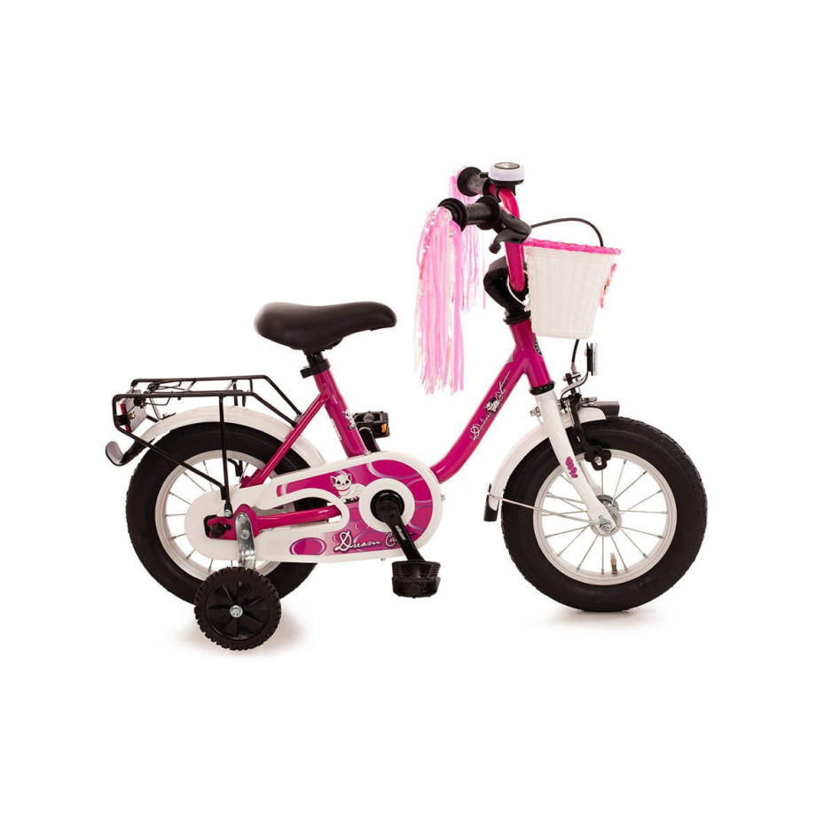 Bachtenkirch Dream Cat kinderfiets 12 inch paars afbeelding 