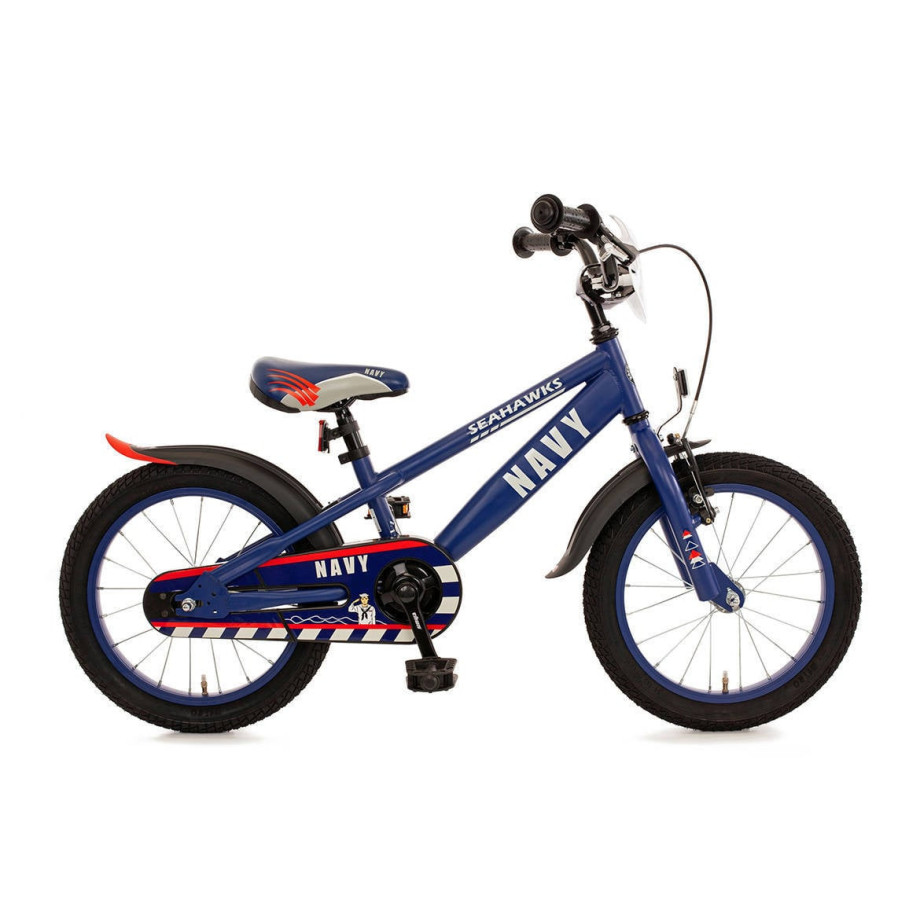 Bachtenkirch Navy kinderfiets 16 inch donkerblauw afbeelding 