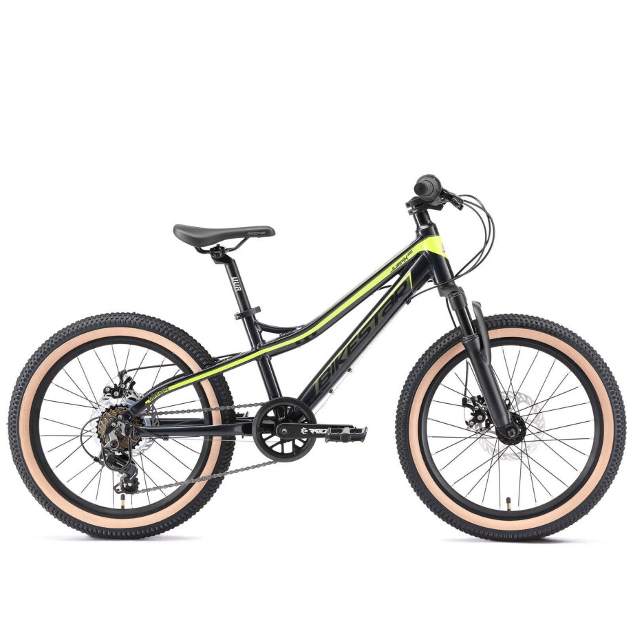 BikeStar MTB kinderfiets 20 inch zwart /groen, 7 speed BikeStar MTB kinderfiets 20 inch zwart /groen, 7 speed afbeelding
