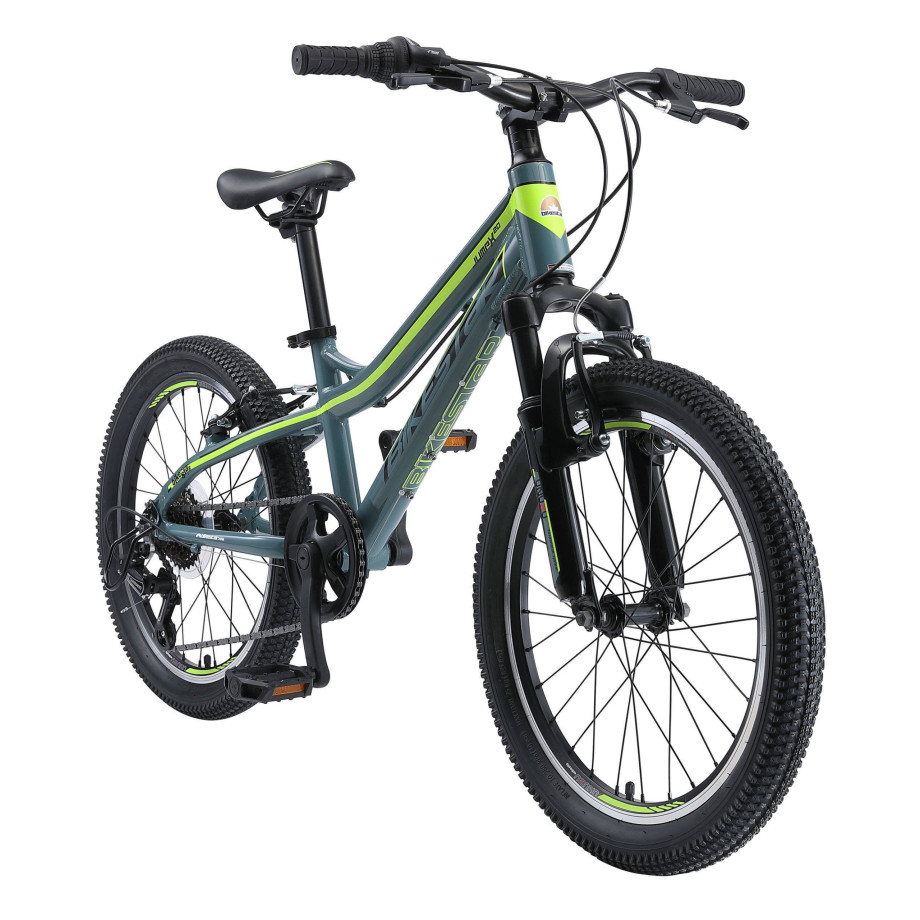 BikeStar MTB kinderfiets 20 inch groen /petrol, 7 speed afbeelding 