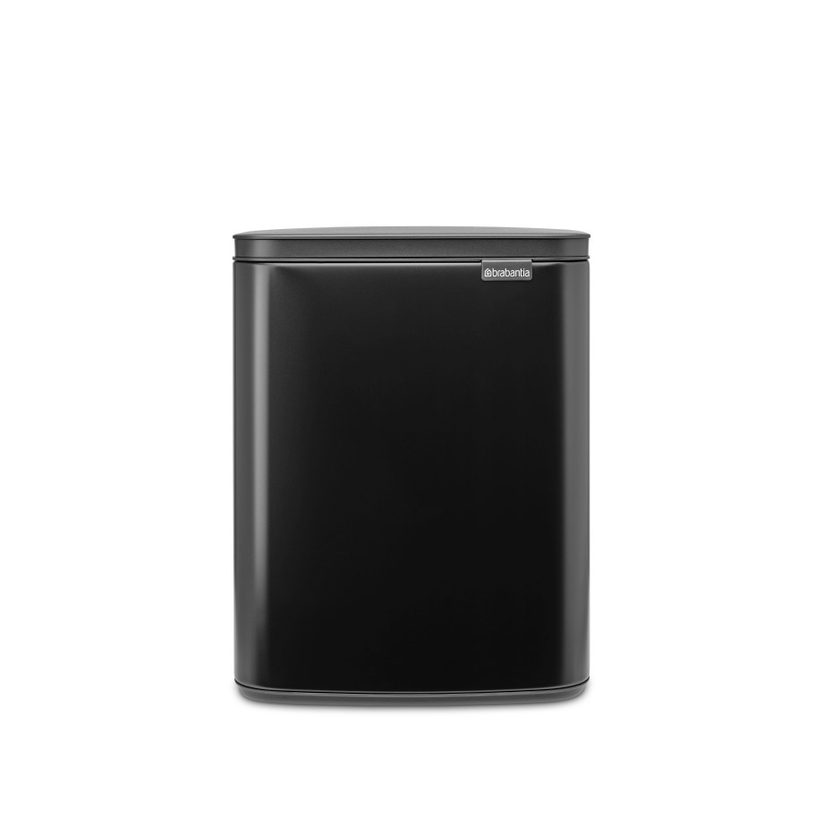 Brabantia Bo prullenbak - 12 l - Matt Black afbeelding 