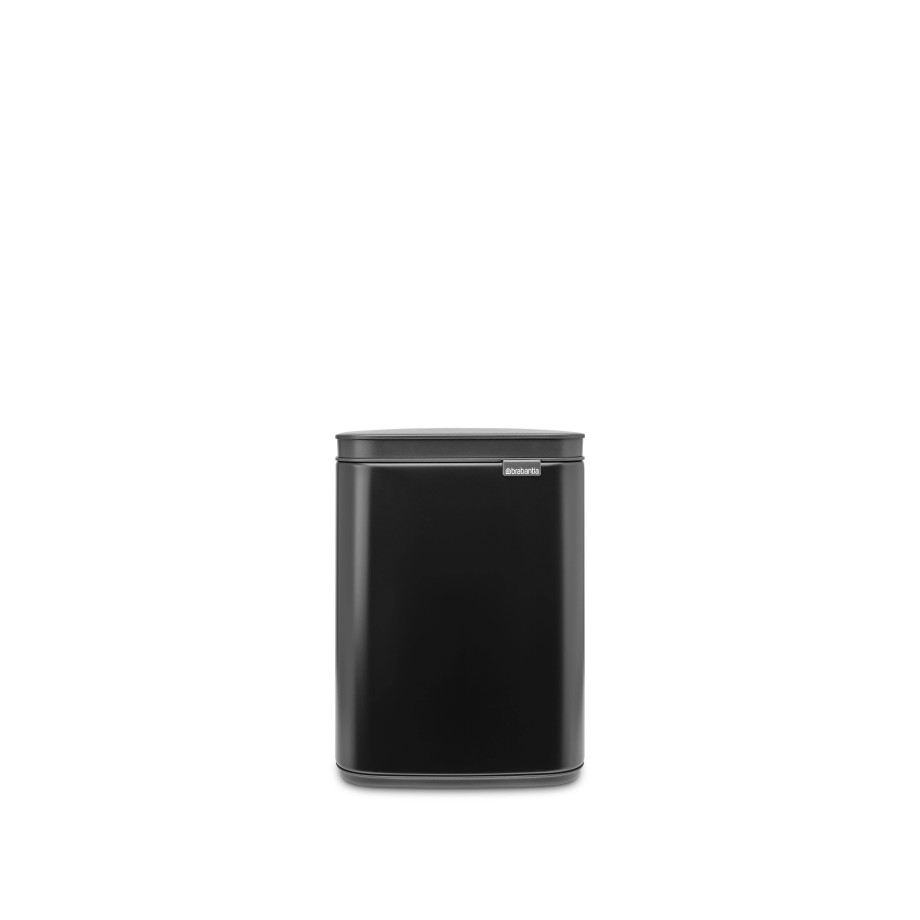 Brabantia Bo prullenbak - 4 l - Matt Black (4 liter) afbeelding 