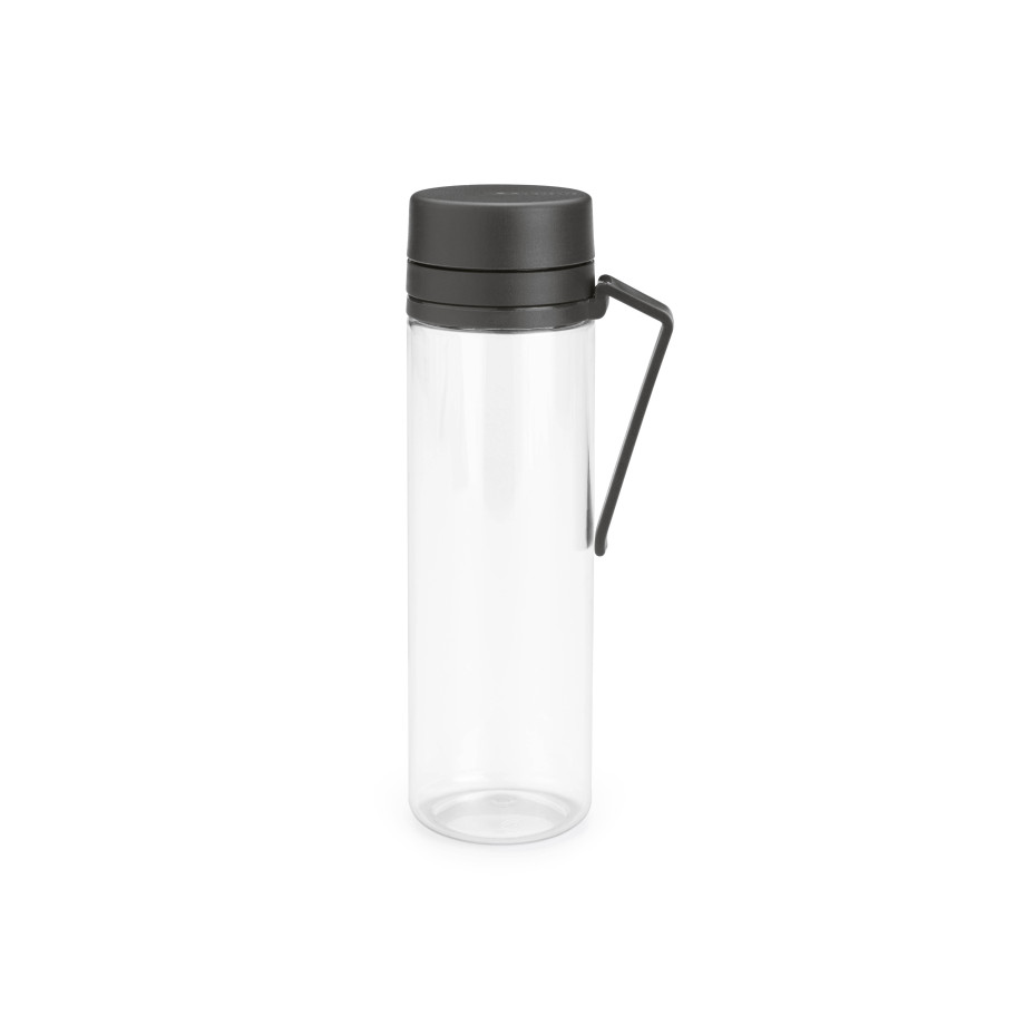 Brabantia Make & Take waterfles - met Zeef - 0,5 l - Dark Grey afbeelding 